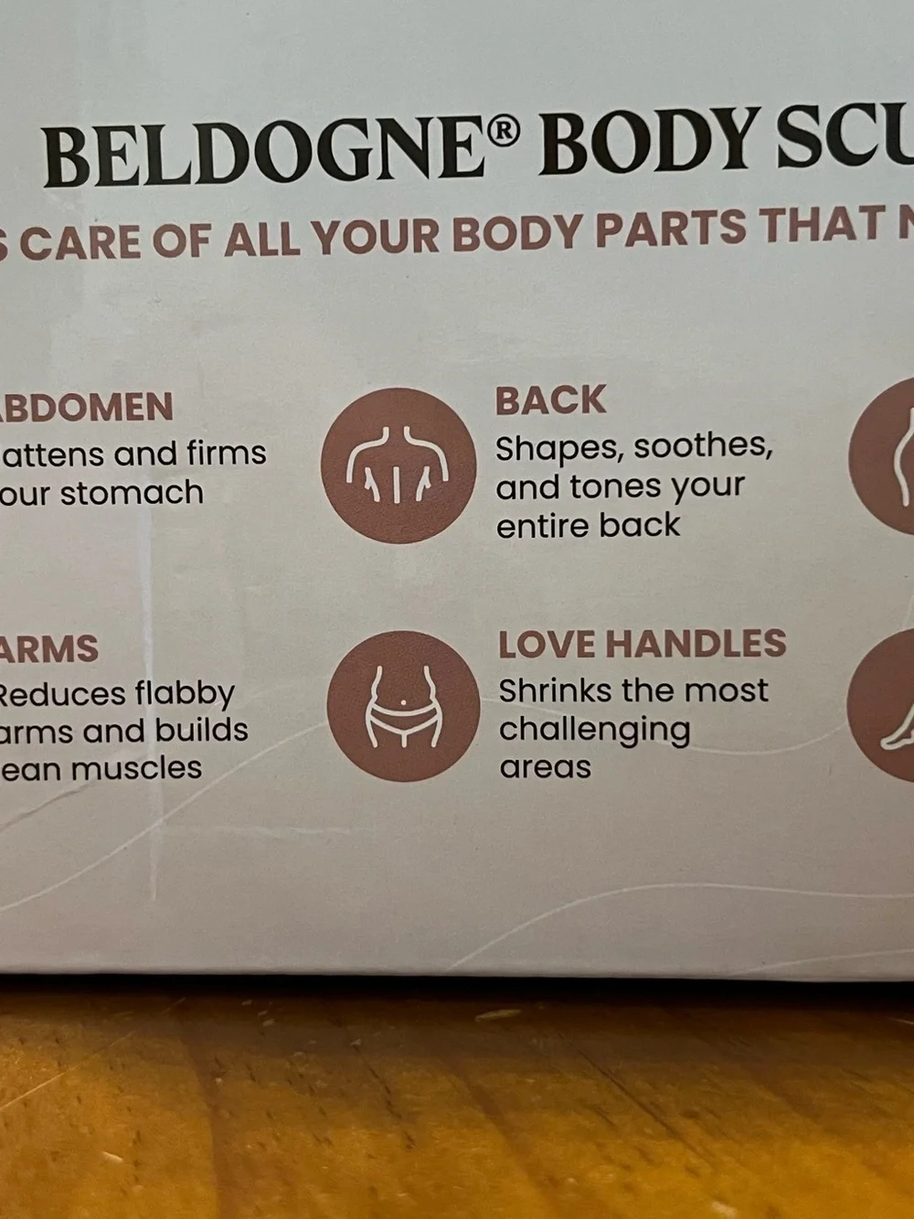 Beldogne White & Silver Body Sculpting device